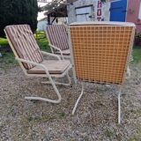 Vintage metal garden chairs