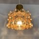 Bubble glass pendant lamp by Helena Tynell for Glashütte Limburg