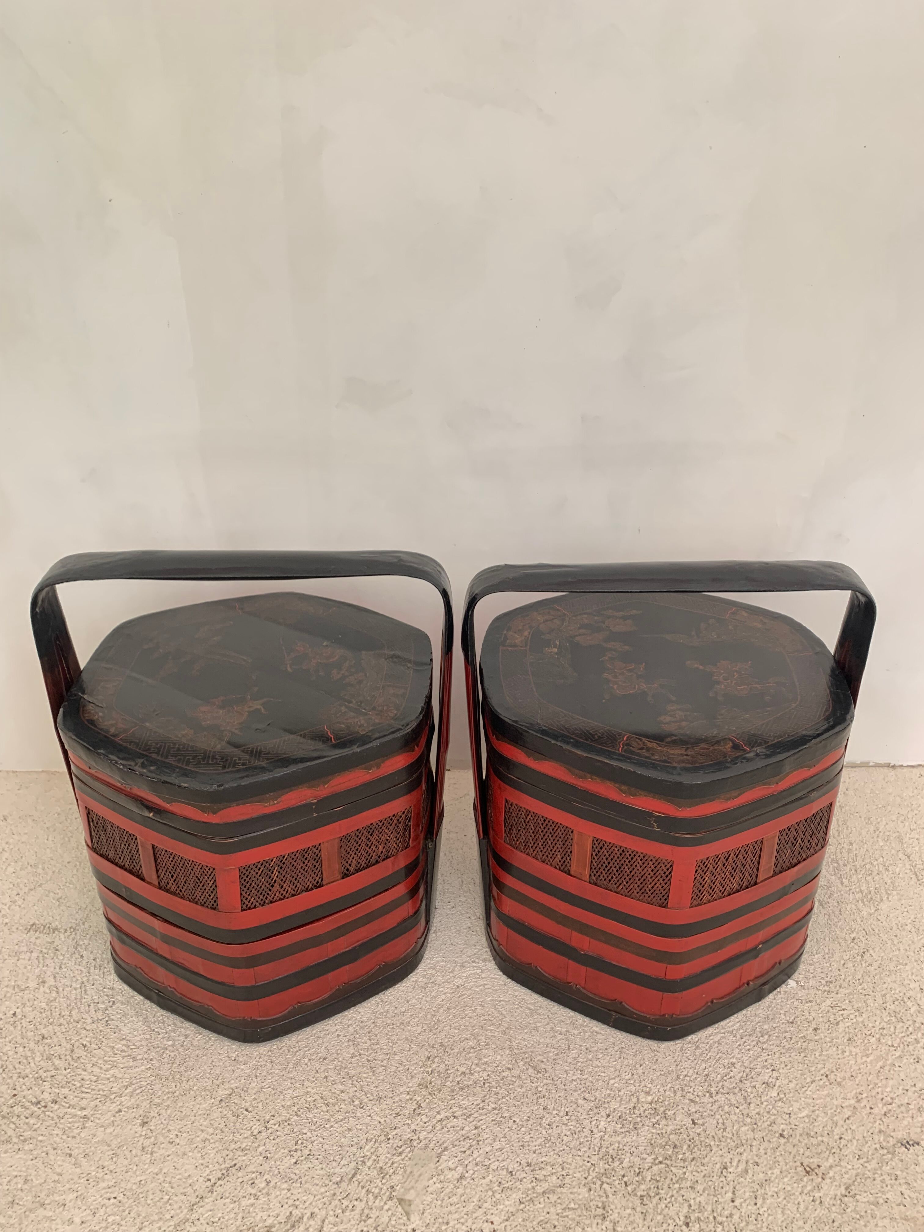 Chinese bamboo basket