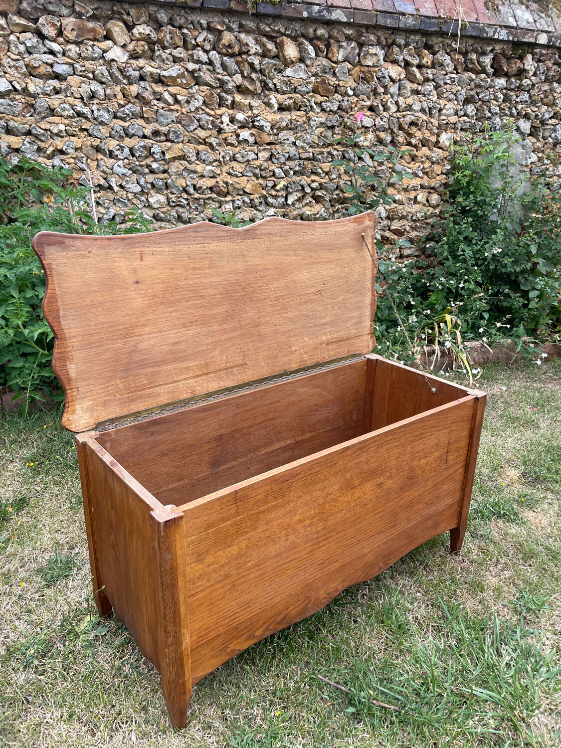 Vintage oak chest 1960