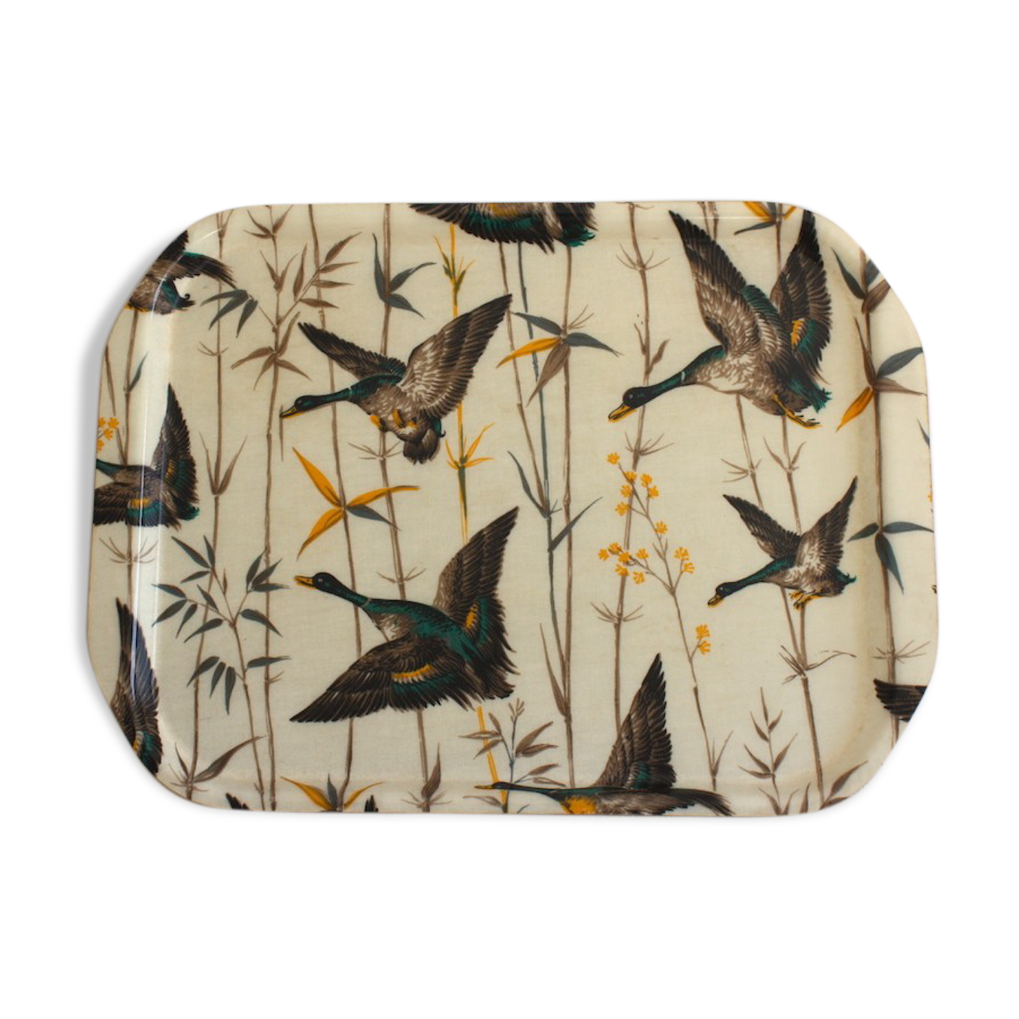 Vintage fiberglass tray