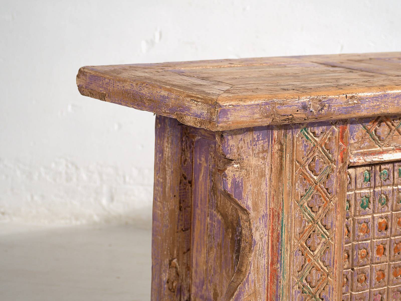 Antique carved sideboard in purple tones (c.1850) #65