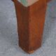 Art Deco bench, reupholstered in vintage fabric, Danish cabinetmaker, 1940s.