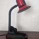 Red phase desk lamp
