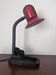 Red phase desk lamp