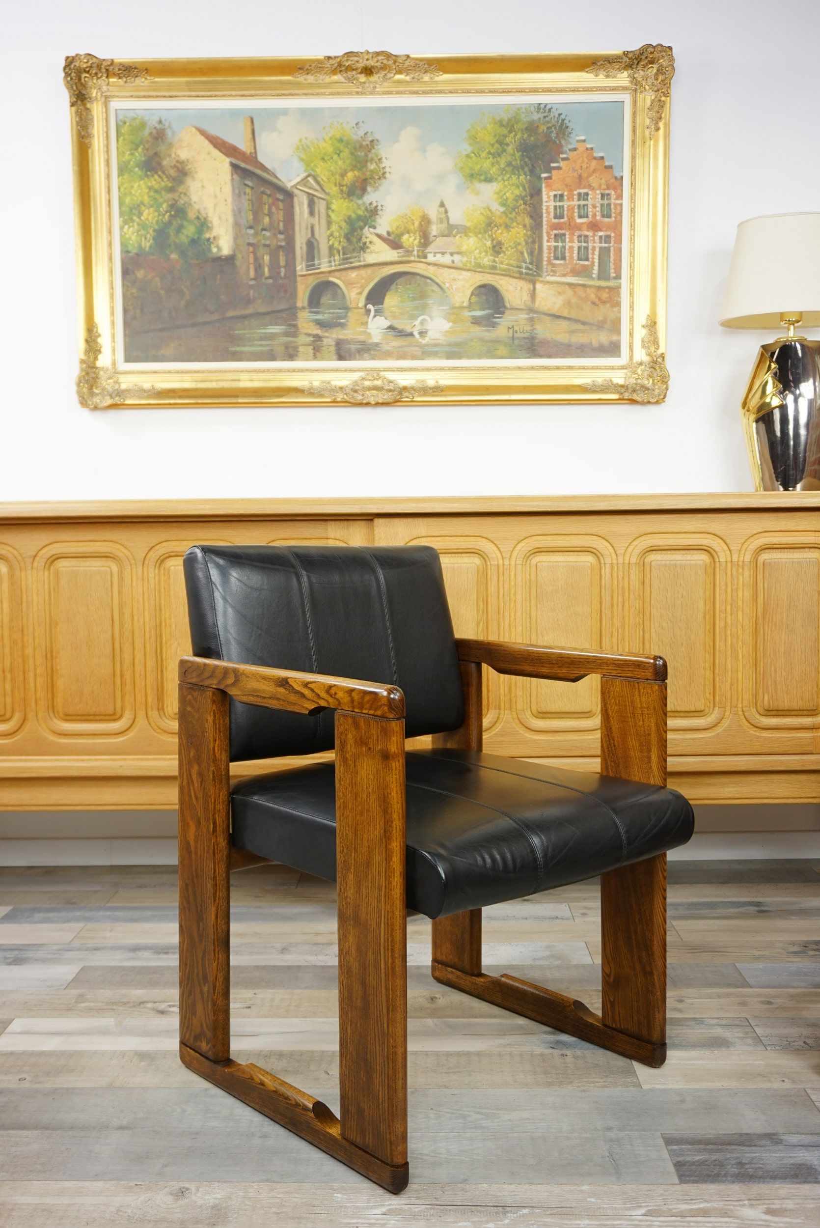 Pair of Italian design armchairs by Afra & Tobia Scarpa model Dialogo 1970