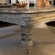 Patinated coffee table