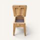 Raw wood storage stool 1950
