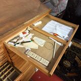 Napoleon III period trade furniture in solid wood from the Solag brand