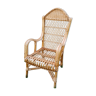 Rattan armchair 60s/70s