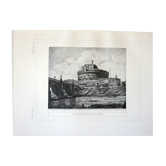 Reproduction engraving of Rossini's Château Saint-Ange