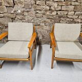 Paire de fauteuil scandinave 1960