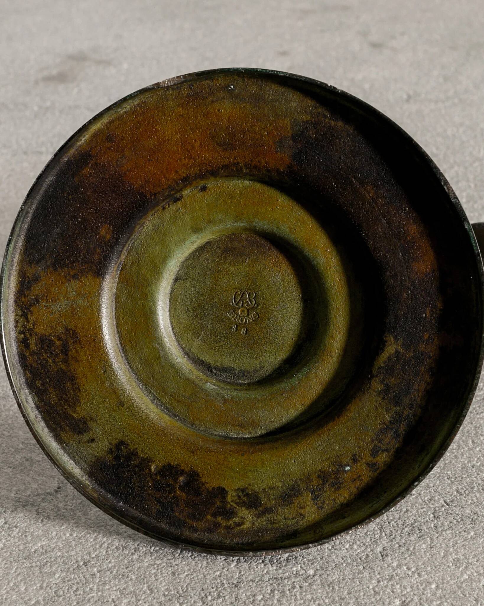 Pair of Vintage Swedish Decorative GAB Bronze Candelabras, 1930s