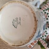 Pitcher with chrysanthemums Keller and Guerin Lunéville