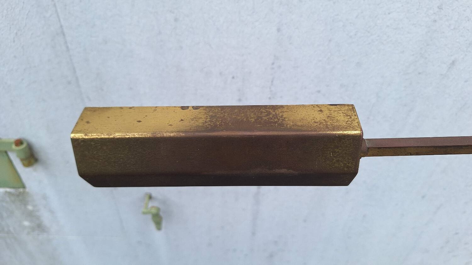 1970s brass floor lamp