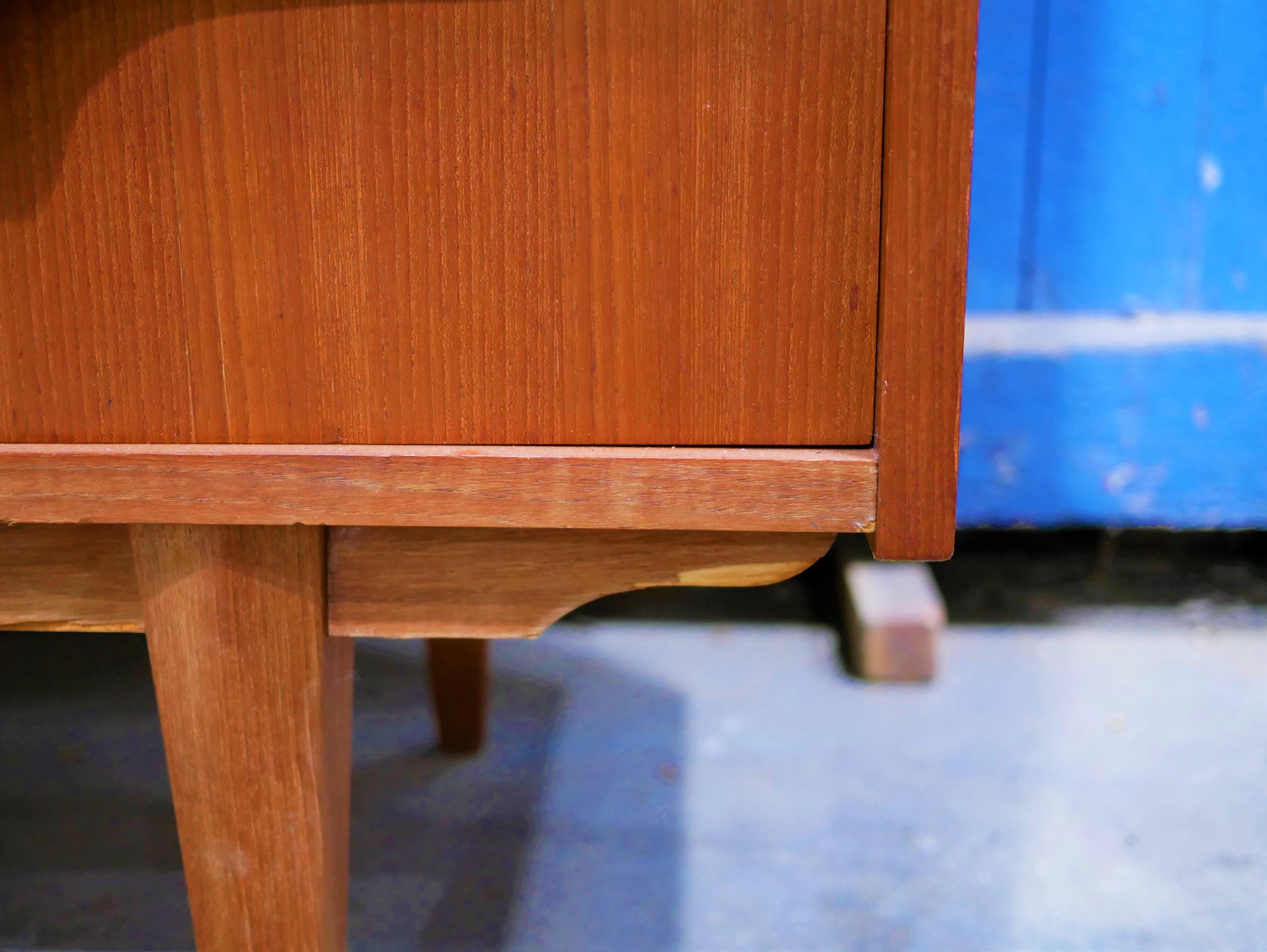 Vintage teak wardrobe