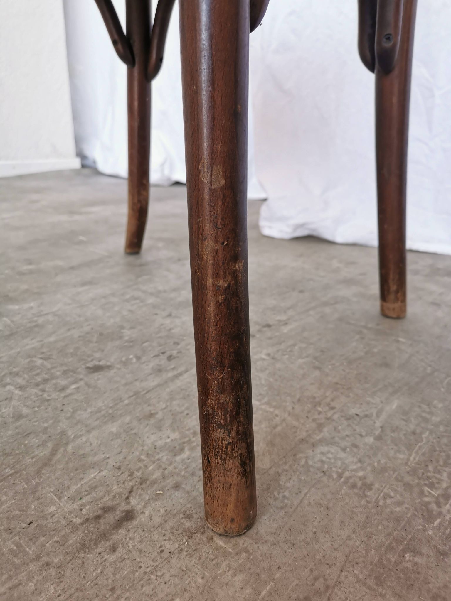 Vintage Bentwood Dining Chair: Mid-Century Thonet Style Armchair