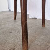 Chaise de salle à manger vintage en bois courbé : fauteuil style Thonet du milieu du siècle