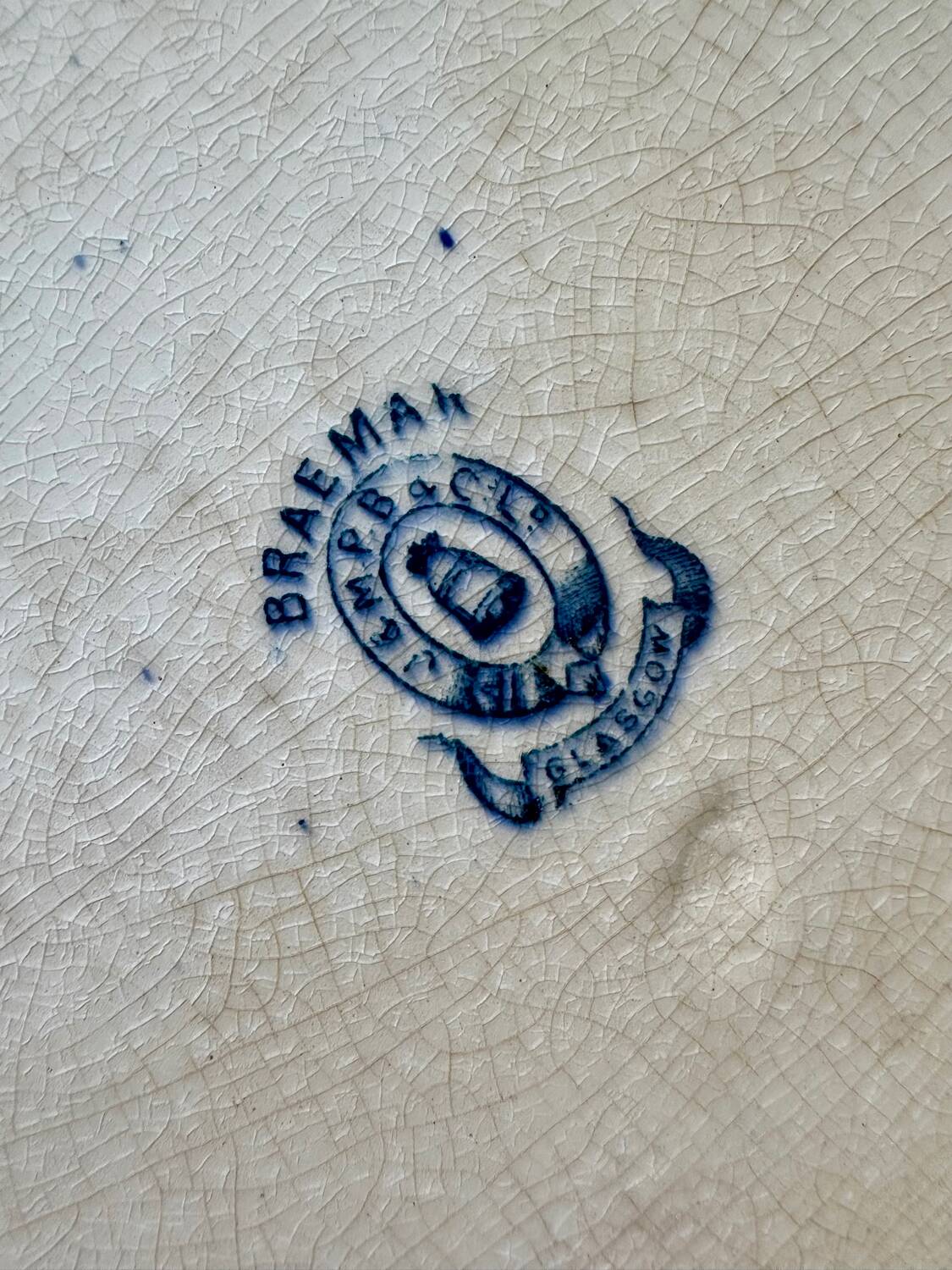 English earthenware dish