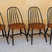 Set of 4 chairs Scandinavian by Sven Erik Fryklund for Hagafors Stolfabrik