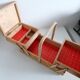 Sewing box worker wood vintage Scandinavian design