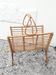 Rattan magazine rack (1970s)