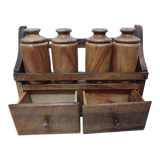 Porte-pots à épices murale