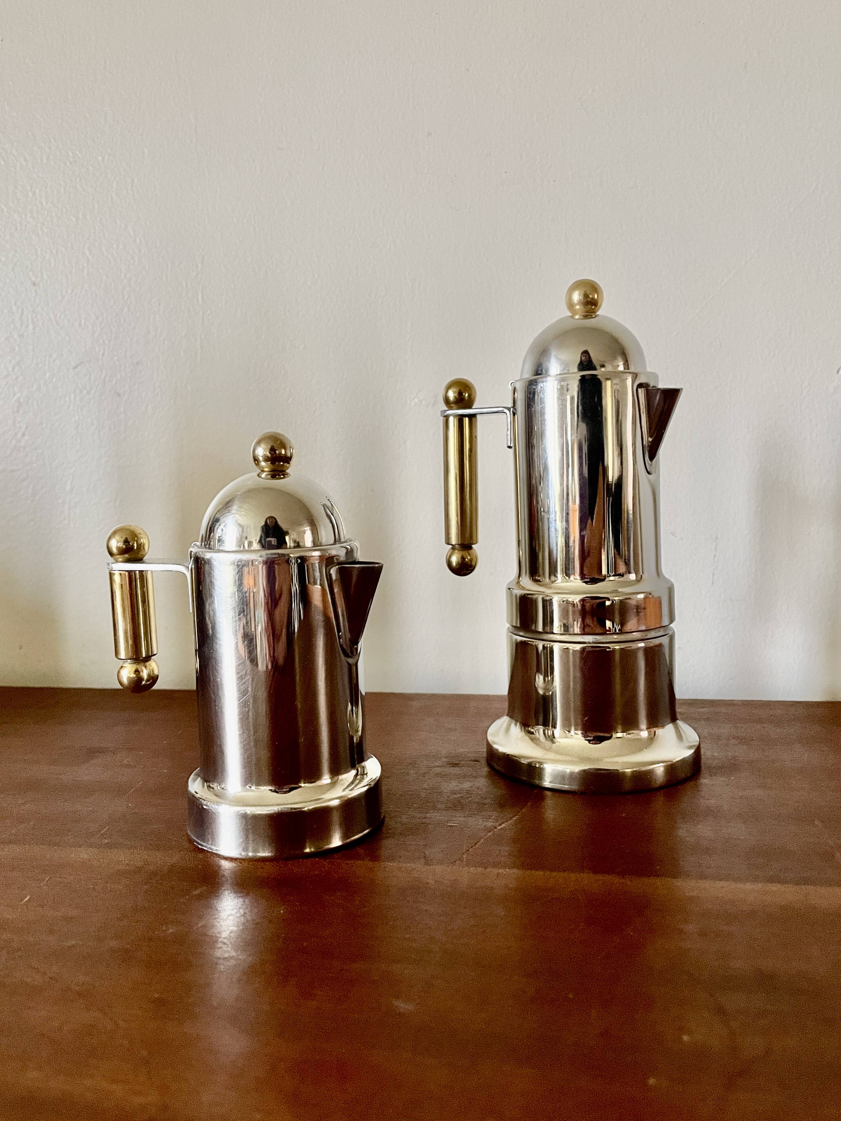 Vev Vigano Kontessa 1-cup cafetière, kettle, Italy