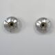 Pair of vintage wall lights, brushed aluminium, France, 1970.
