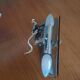 Pair of smoked glass and chrome wall lights