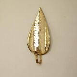 Single mid-century Swedish brass sconce