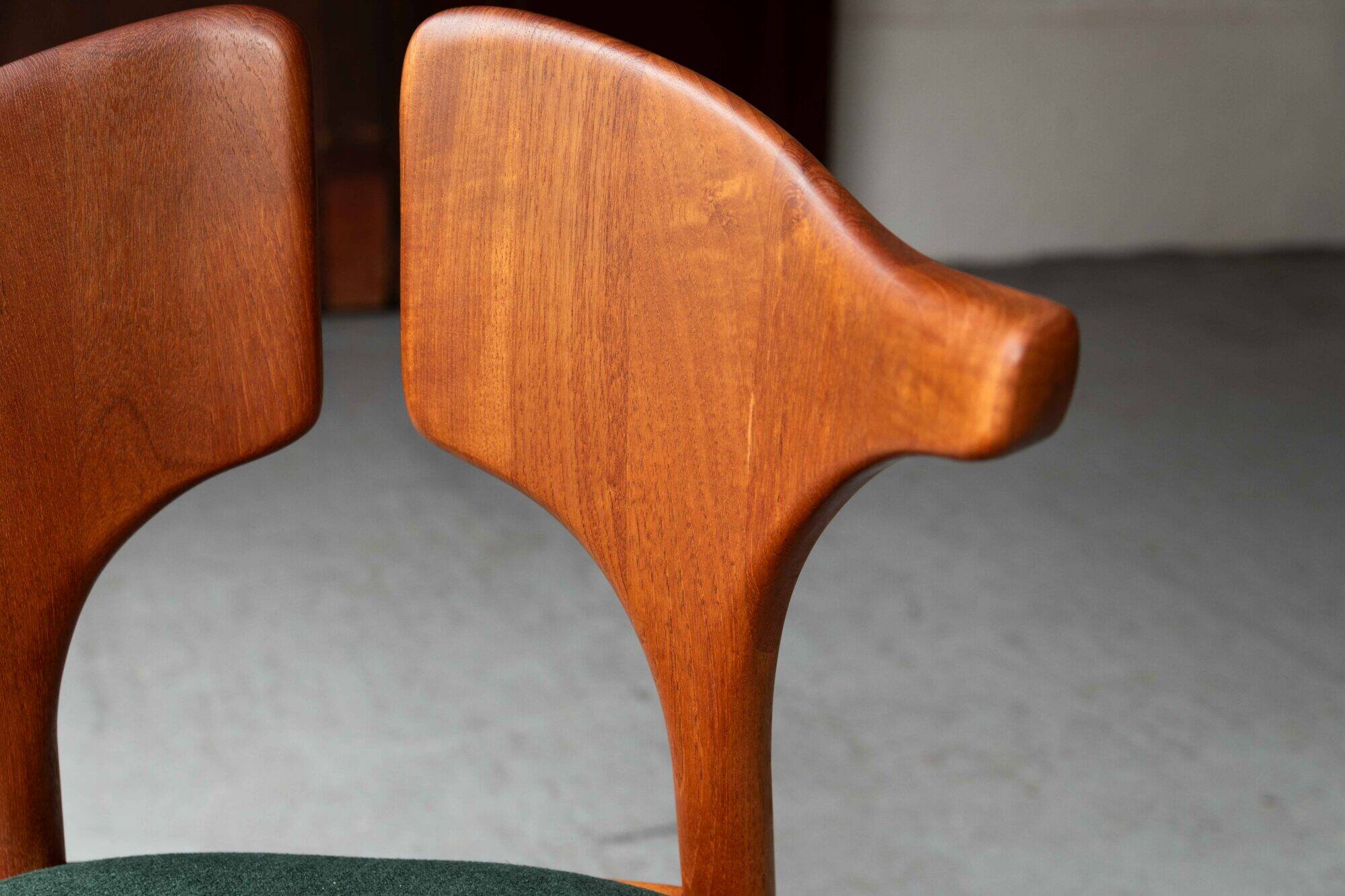 Set of 4 dining chairs by Schou Andersen