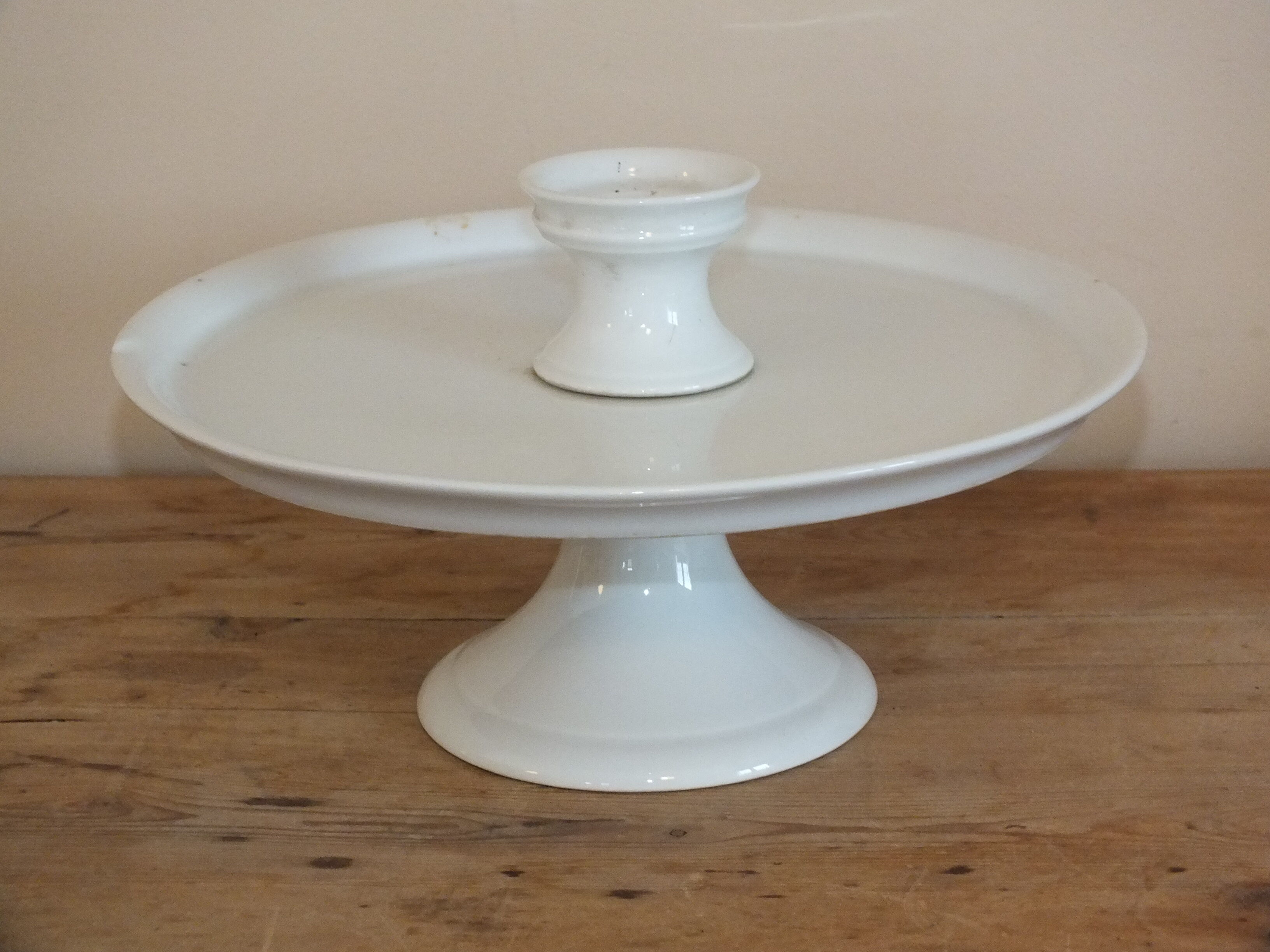 White porcelain display cup of the nineteenth century