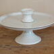 Coupe présentoir en porcelaine blanche du XIXème siècle