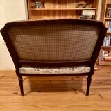 Vintage Louis XVI style bench and footrest
