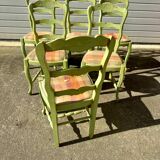 Rustic Louis XV chair series