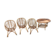 Vintage rattan living room for children 70s