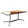 Vintage collection table Prisma, various essences, Italy, 1960s.