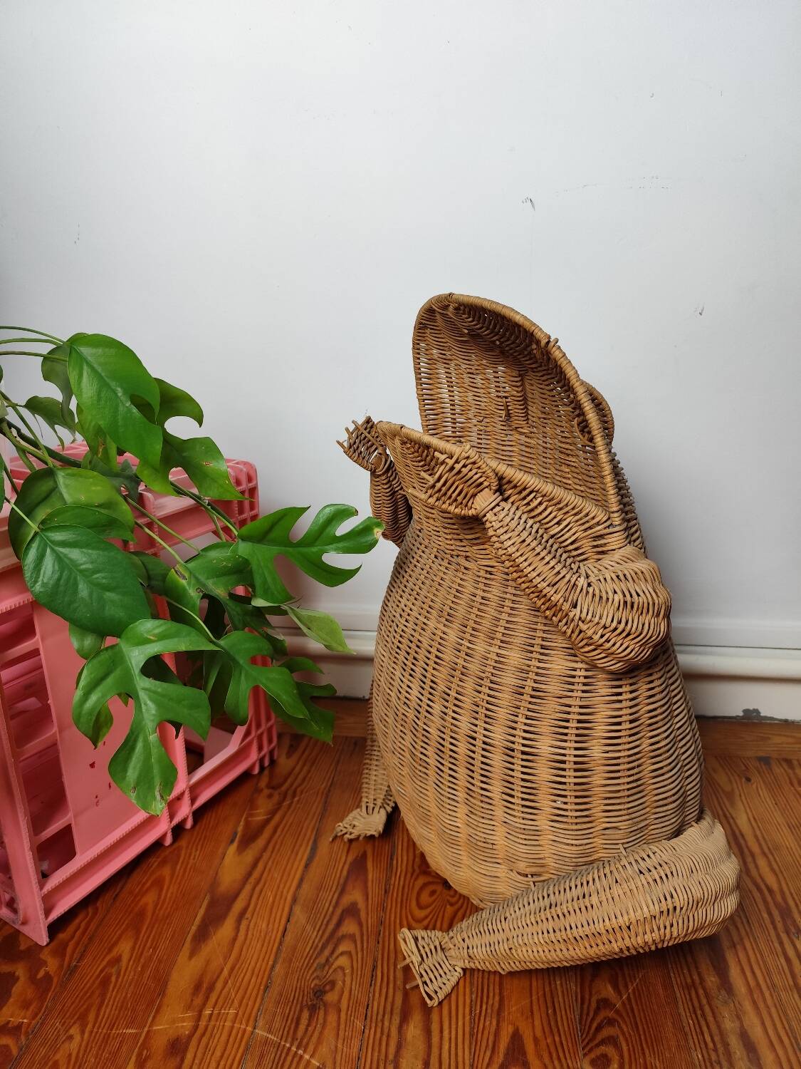 Frog magazine rack by Olivier Cajan 1960-1970