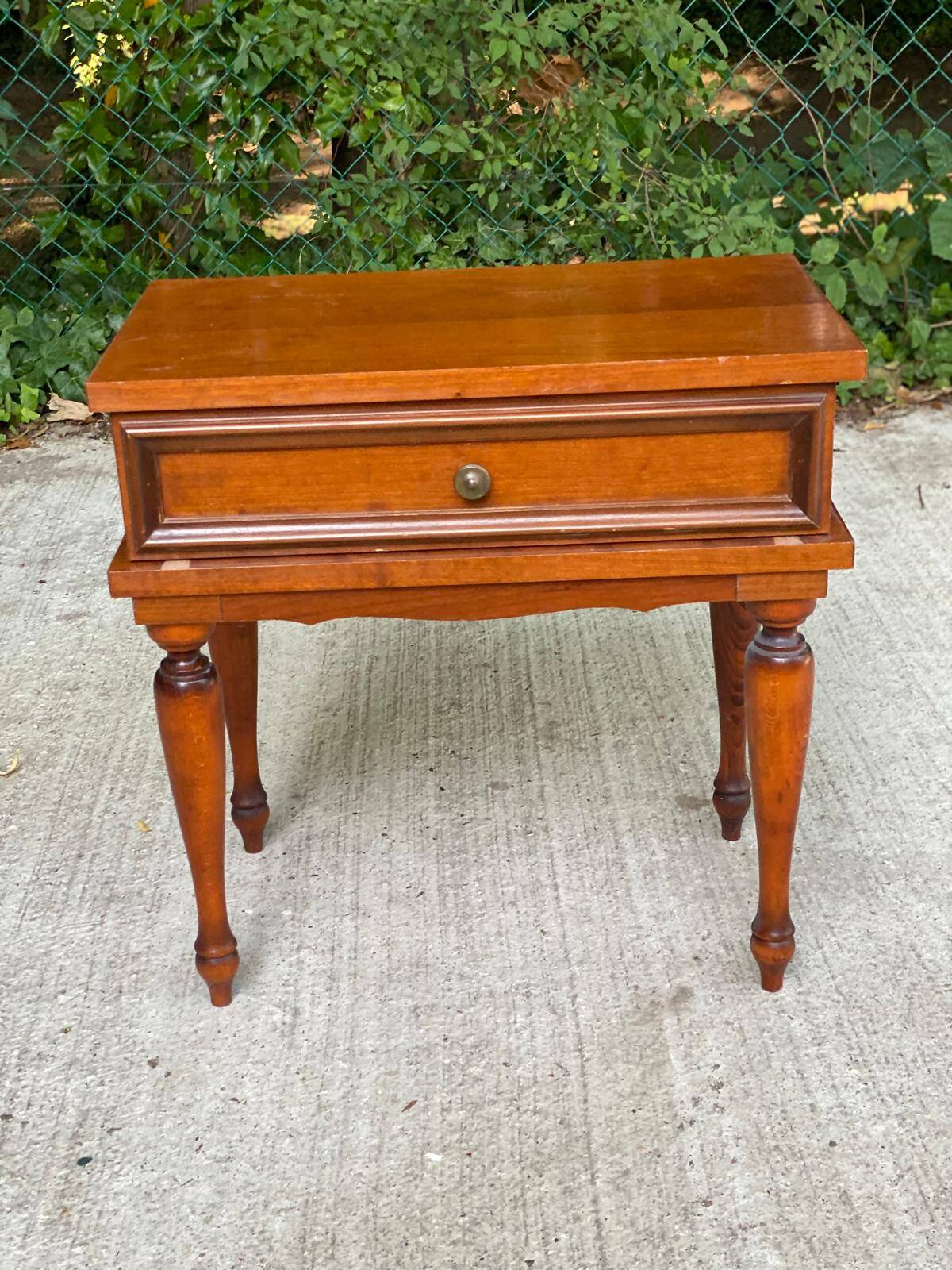 Louis XVI wooden bedside table