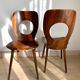 Paire de chaises Baumann modèle Œil