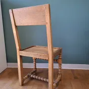 4 chaises bois tourné