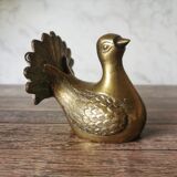 Brass peacock