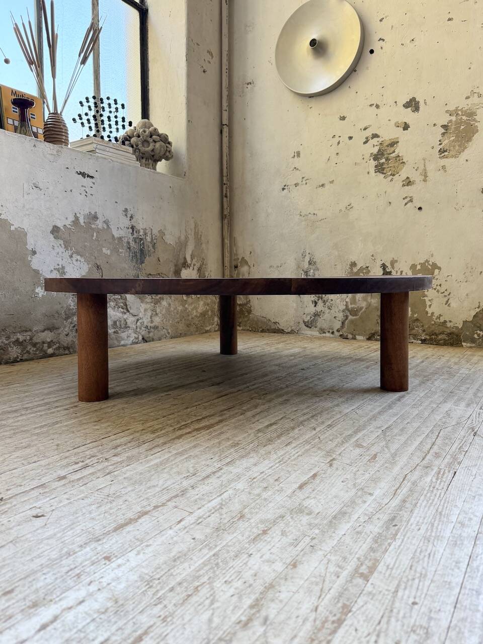 50s round tripod coffee table