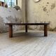 Table basse ronde tripode années 50