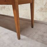 Grande table de ferme en sapin 1960