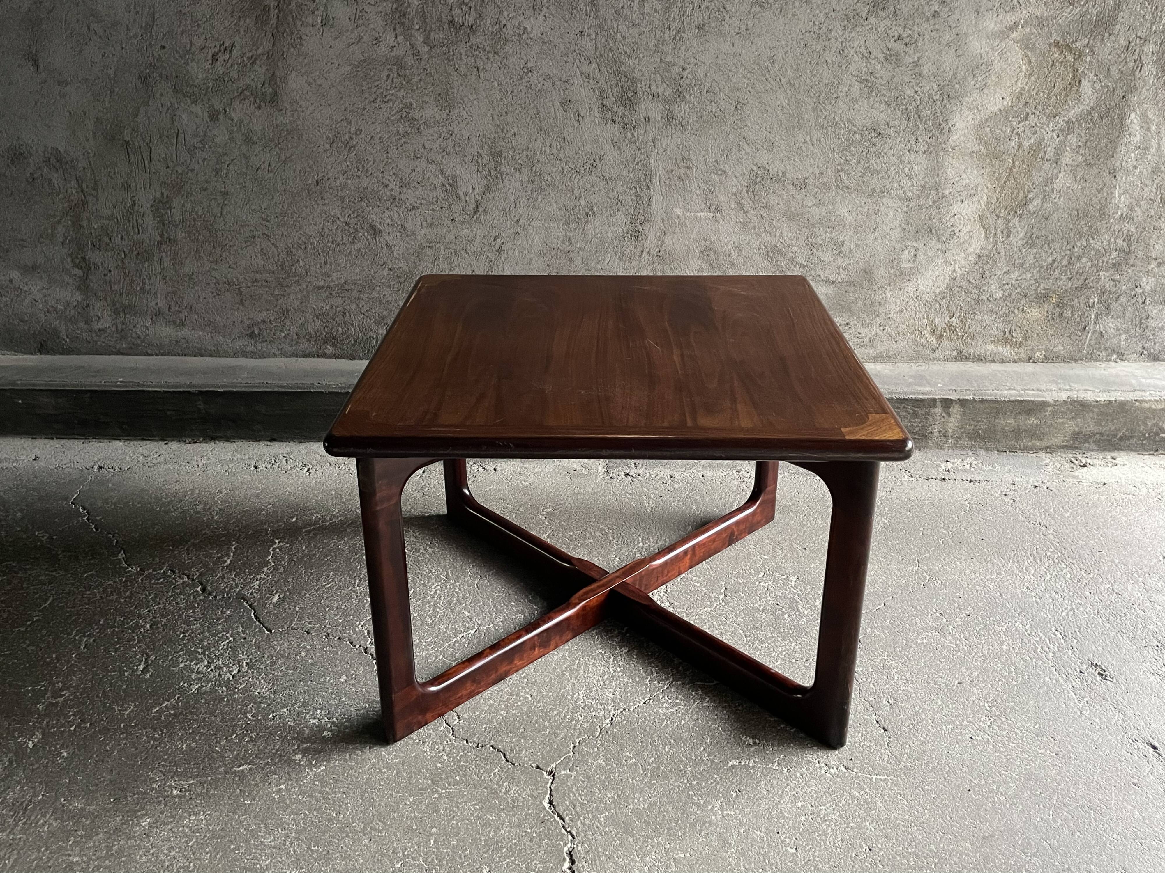 Danish rosewood coffee table by dyrlund, 1960s