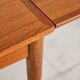 Extendable teak table by Poul Hundevad, Denmark