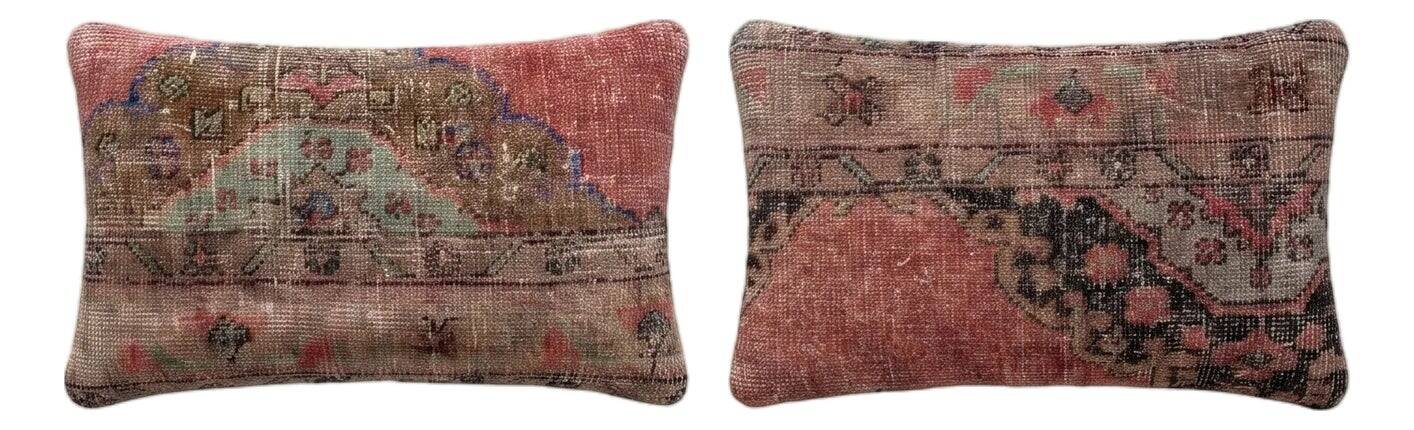 Set of 2 vintage Turkish cushion covers 41x61 cm
