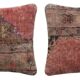 Set of 2 vintage Turkish cushion covers 41x61 cm